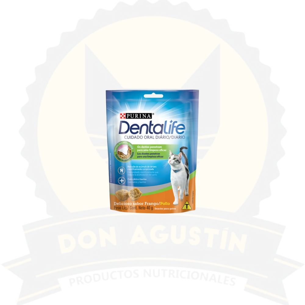 dentalife-gato-delicioso-sabor-pollo Dentalife Gato 40 Gr 12 X Dy - Imagen 1