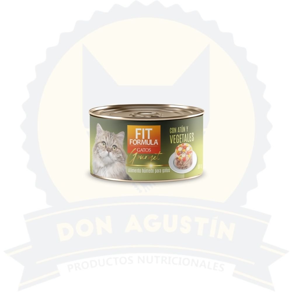 fit-formula-lata-atun-vegetales Lata Fit Gato Gourmet Atun Vegetales 80 Gr 48 X Cj - Imagen 1