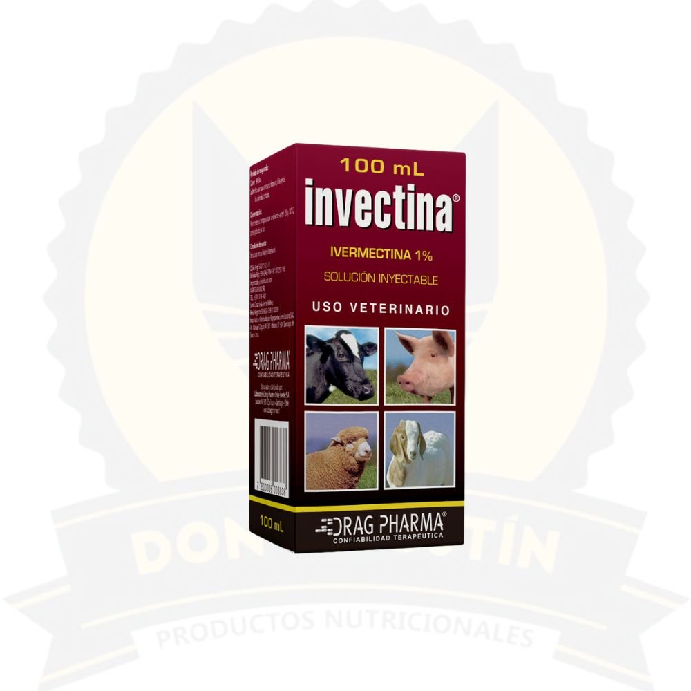 Don Agustin Producto Antiparasitario Invectina Inyectable 100 Ml Antiparasitario Invectina Inyectable 100 Ml - Imagen 1