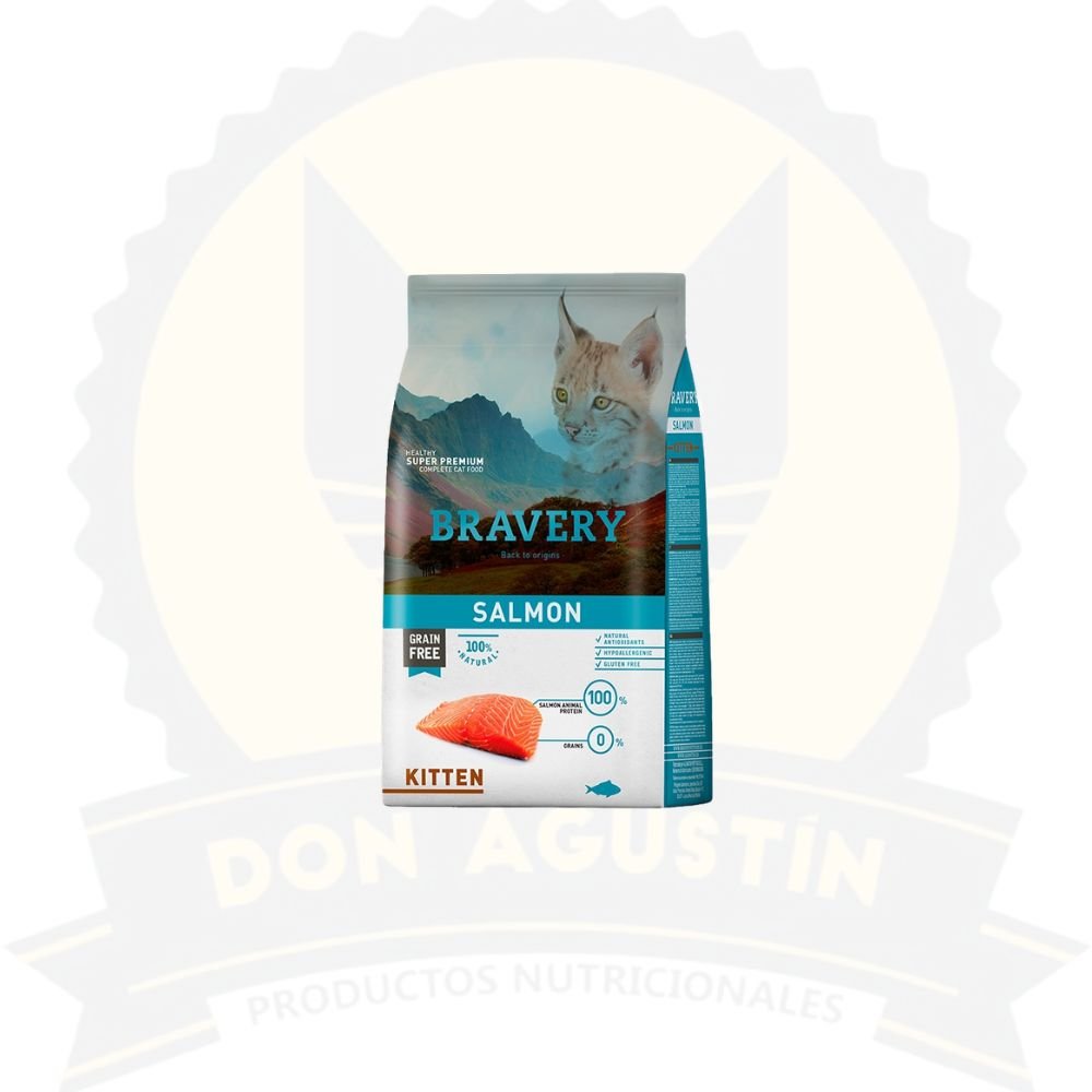 Don Agustin Producto Bravery Gatito Salmon 2 Kg Bravery Gatito Salmon 2 Kg - Imagen 1