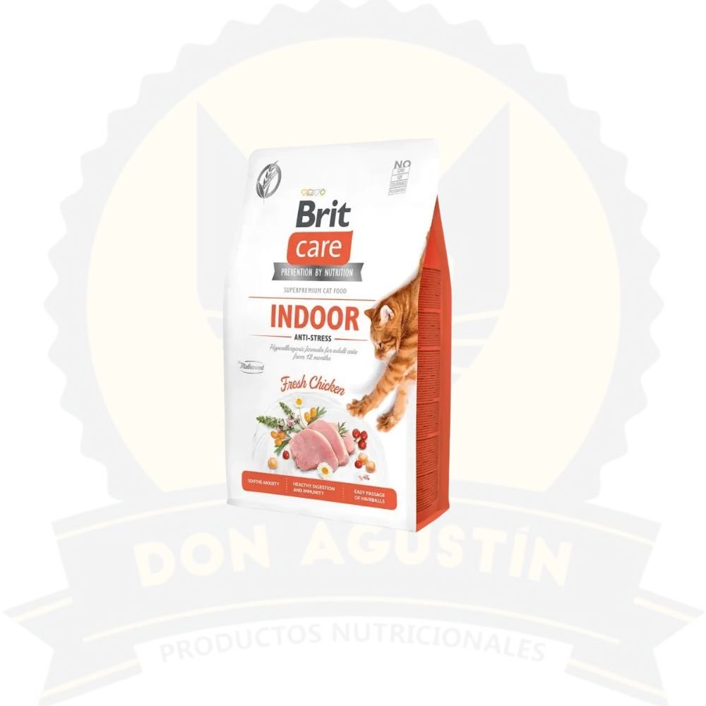 Don Agustin Producto Brit Care Gato Indoor Anti Estres 2 Kg Brit Care Gato Indoor Anti Estres 2 Kg - Imagen 1