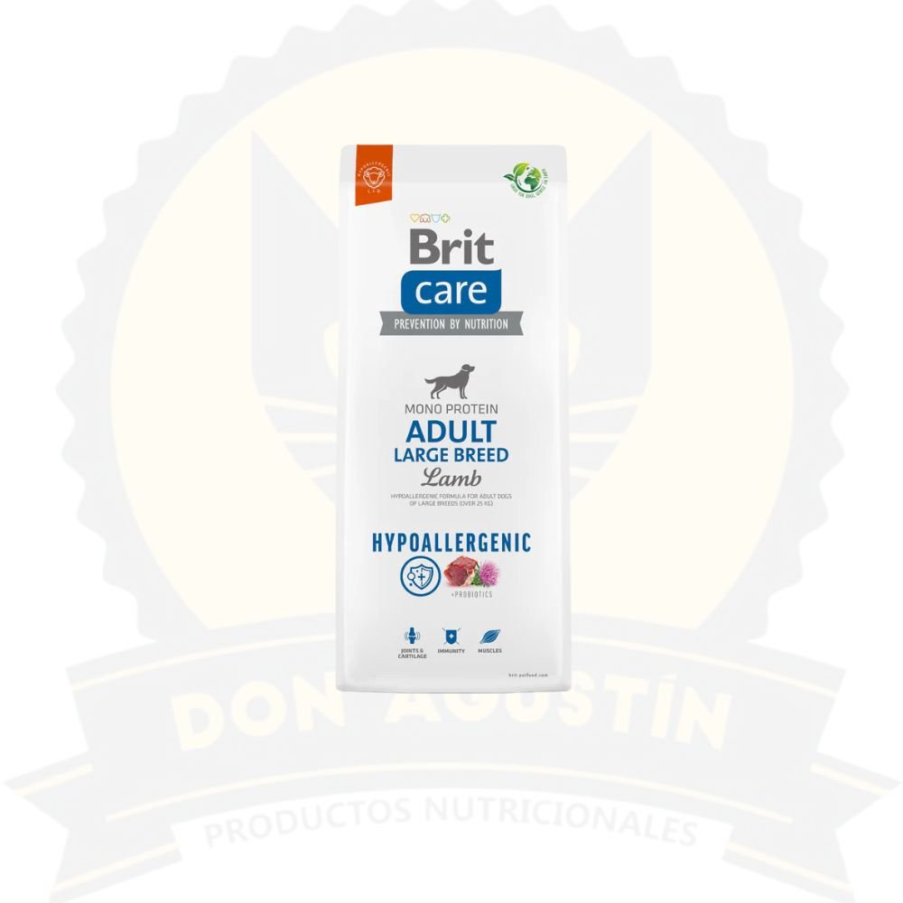 Don Agustin Producto Brit Care Perro Hypoallergenic Adulto Large Breed Cordero 12 Kg Brit Care Perro Hypoallergenic Adulto Large Breed Cordero 12 Kg - Imagen 1