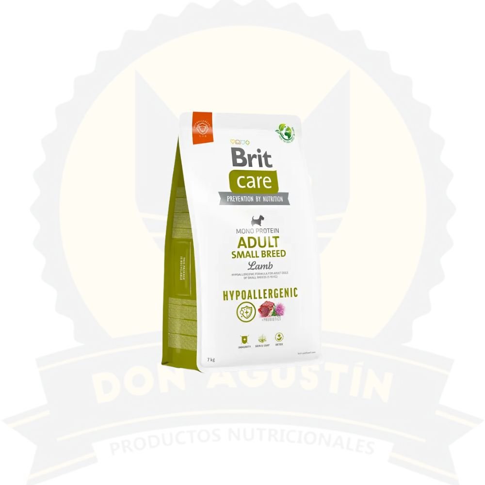 Don Agustin Producto Brit Care Perro Hypoallergenic Adulto Small Breed Cordero 7 Kg Brit Care Perro Hypoallergenic Adulto Small Breed Cordero 7 Kg - Imagen 1