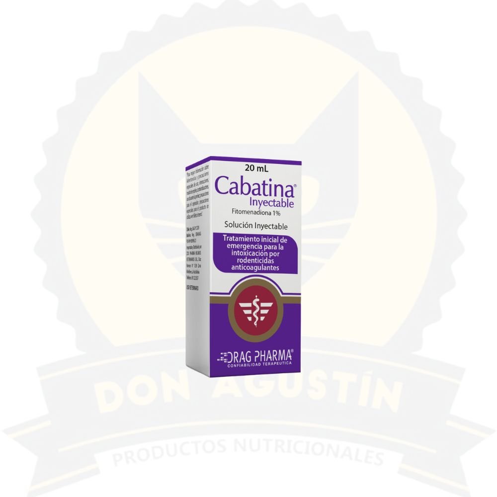 Don Agustin Producto Cabatina Inyectable 20 Ml Cabatina Inyectable 20 Ml - Imagen 1