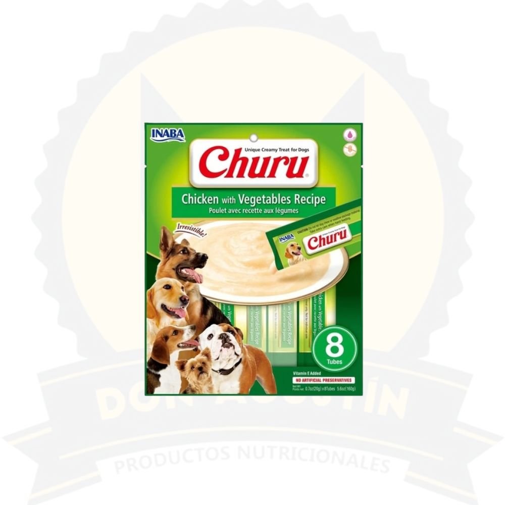 Don Agustin Producto Churu Perro Pollo Vegetales 8 X 20 Gr Churu Perro Pollo Vegetales 8 X 20 Gr - Imagen 1