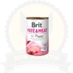 Lata Brit Pate Meat Cachorro Pollo Pavo 400 Gr