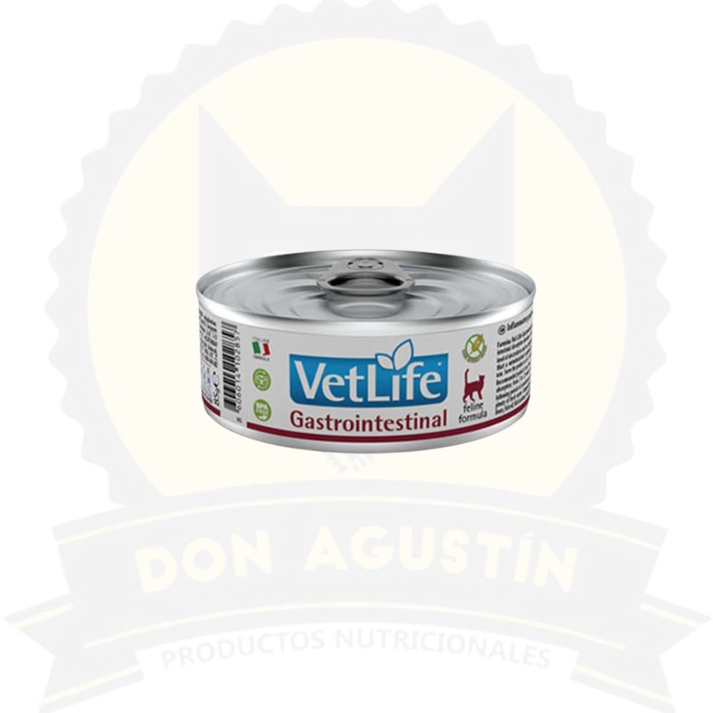 Don Agustin Producto Lata Vet Life Gato Gastrointestinal 85 Gr Lata Vet Life Gato Gastrointestinal 85 Gr - Imagen 1