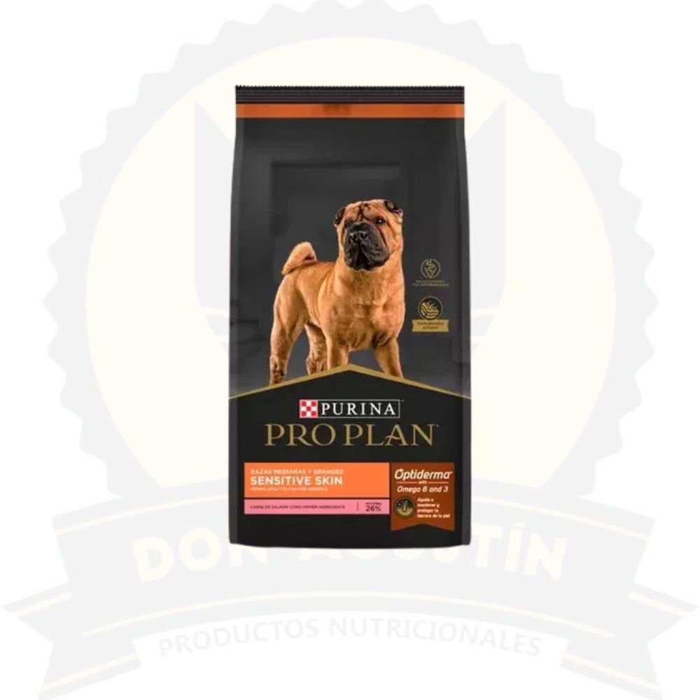 Don Agustin Producto Pro Plan Sensitive Skin Adulto Raza Med Gran Salmon 12 Kg Pro Plan Sensitive Skin Adulto Raza Med Gran Salmon 12 Kg - Imagen 1