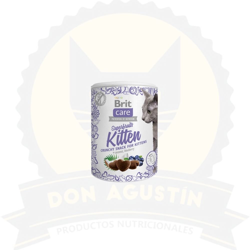 Don Agustin Producto Snack Brit Gatito Superfruits 100 Gr Snack Brit Gatito Superfruits 100 Gr - Imagen 1